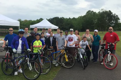 St. Jude Bike-a-thon participants