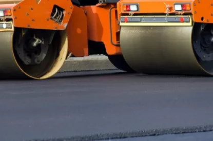 road being repaved