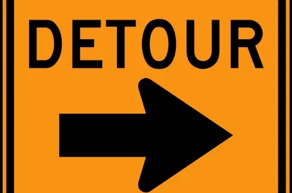 detour sign