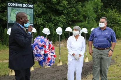 Groundbreaking ceremony photo