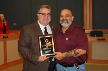 Mayor Habib and Danny Vitello