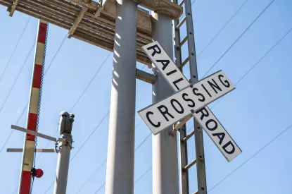 Rail crossing photo