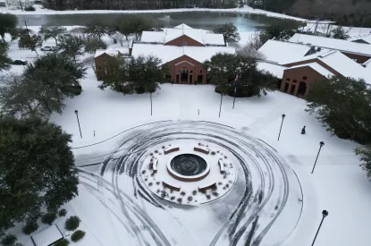 City Hall snow